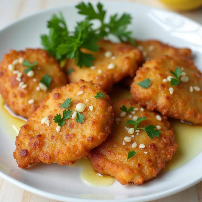 Crispy Lemon Garlic Chicken Cutlets: Easy & Delicious Recipe