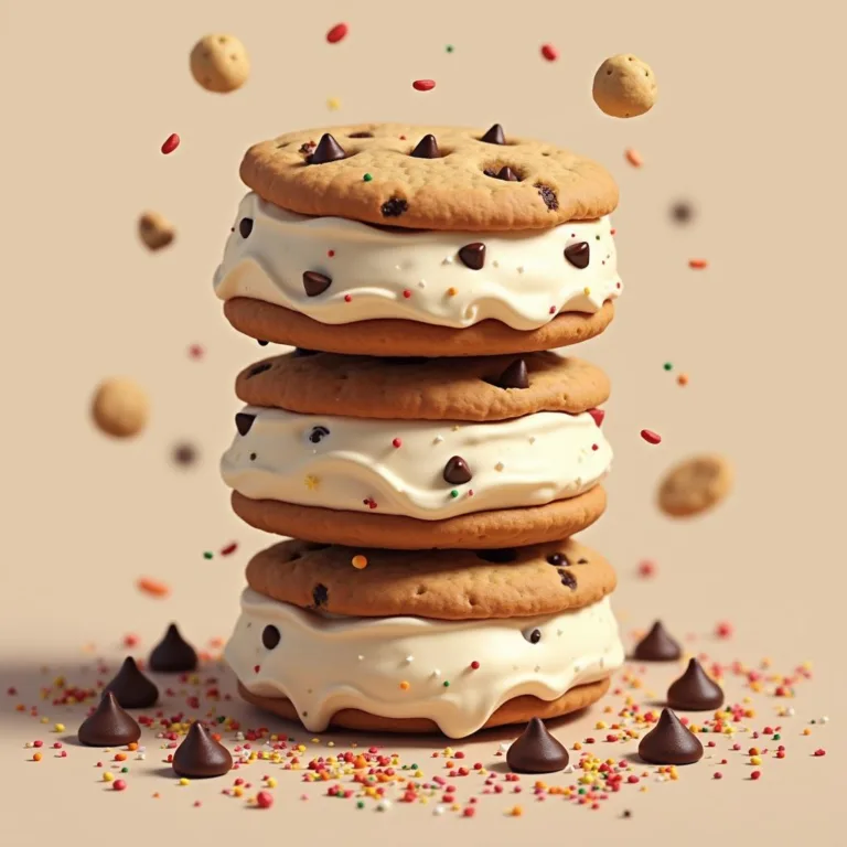 Cookie Dough Ice Cream Sandwiches Recipe: Easy Homemade Treats