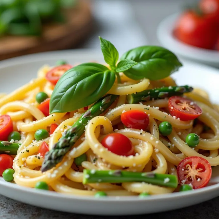Pasta Primavera Recipe: Easy, Fresh & Vegetarian