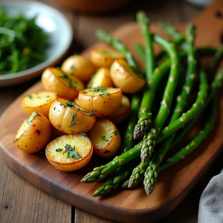 Roasted Fingerling Potatoes with Greens: Easy & Delicious Recipe