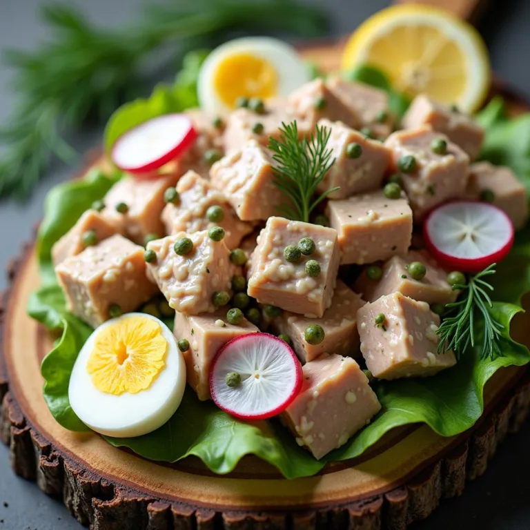 The Best Tuna Salad with Eggs, Radishes & Capers