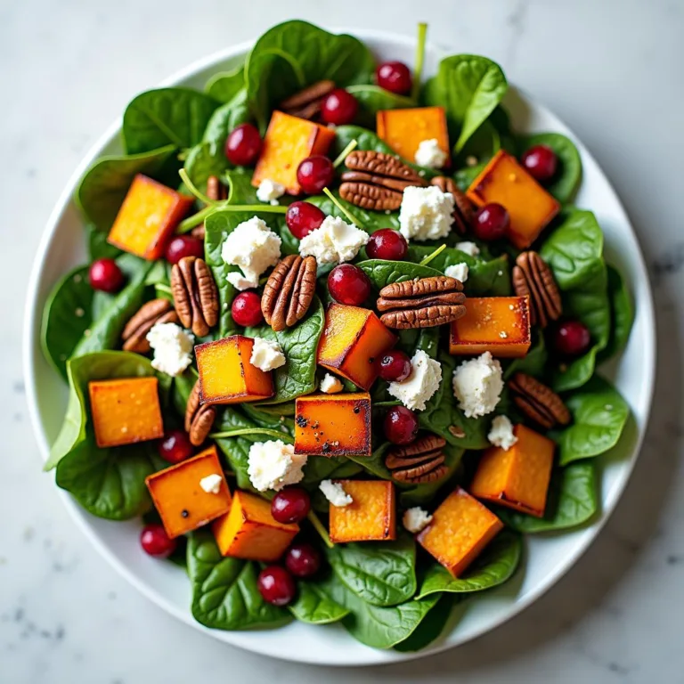 The BEST Chopped Winter Salad: Butternut Squash & More!
