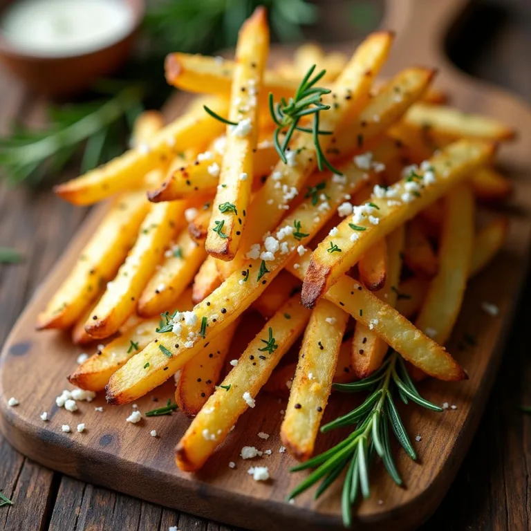 Air Fryer Parmesan Rosemary Fries: Crispy, Easy & Delicious!